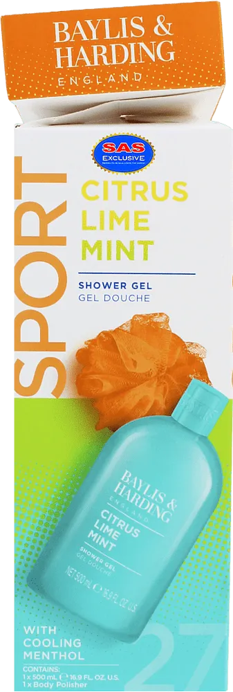 Shower set "Baylis & Harding Sport" 2 pcs
