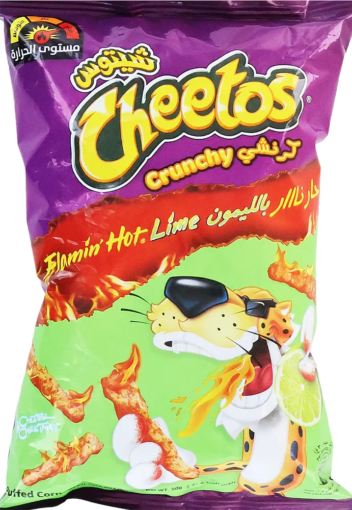 Չիպս կծու լայմի «Cheetos Crunchy Lime» 50գ 
