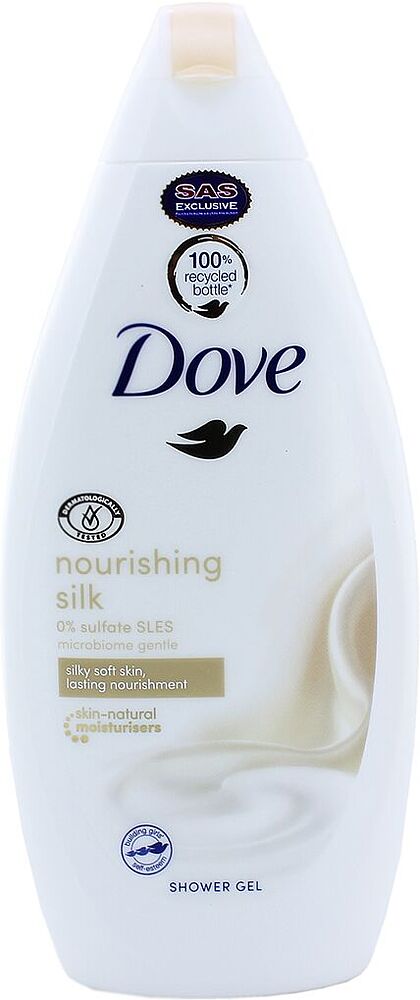 Bathing gel "Dove Nourishing Silk" 500ml