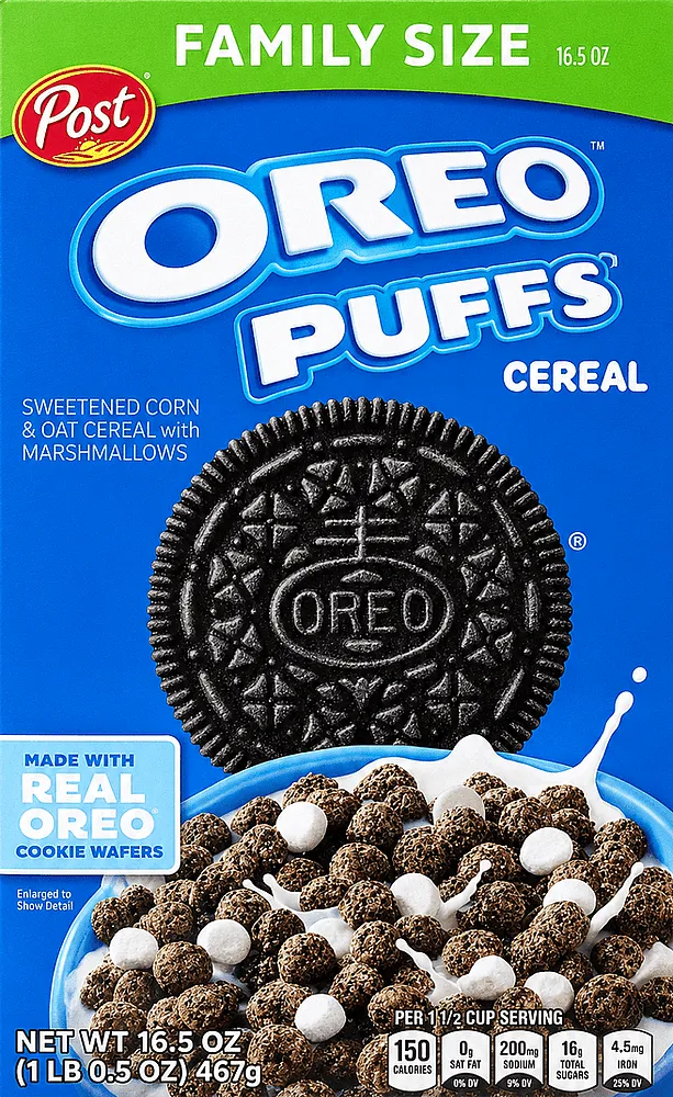 Պատրաստի նախաճաշ «Oreo Cereal Puffs» 467գ

