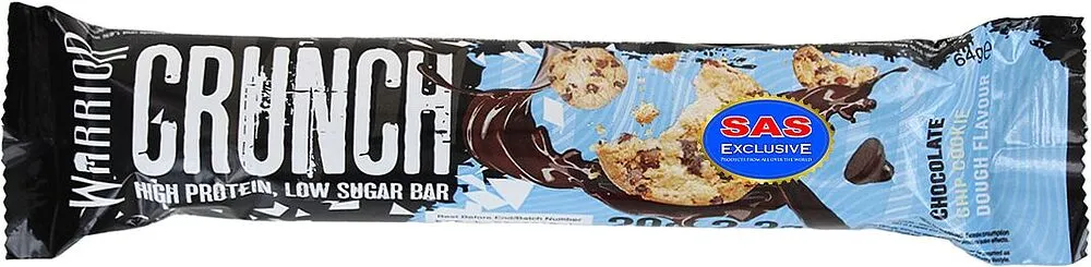 Protein stick with chocolate & cookies "Warrior Crunch" 64g