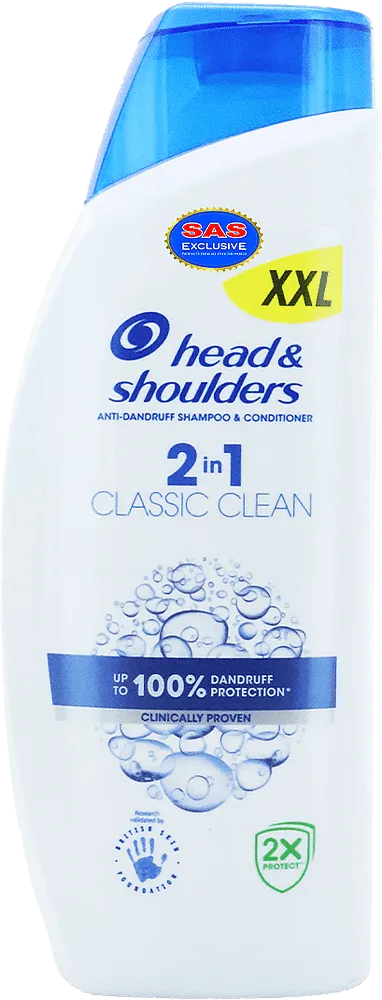 Shampoo-conditioner "Head & Shoulders Classic Clean" 625ml