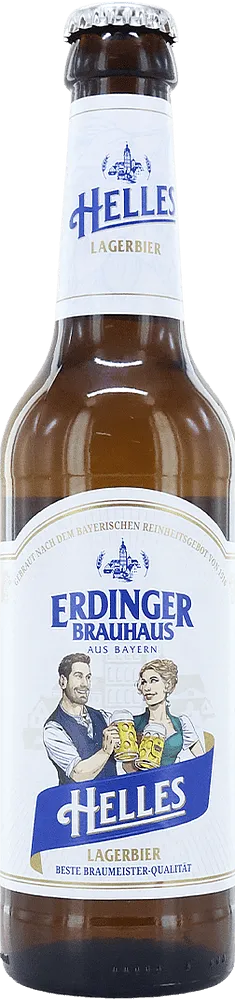 Գարեջուր «Erdinger Brauhaus Helles Lagerbier» 0.33լ

