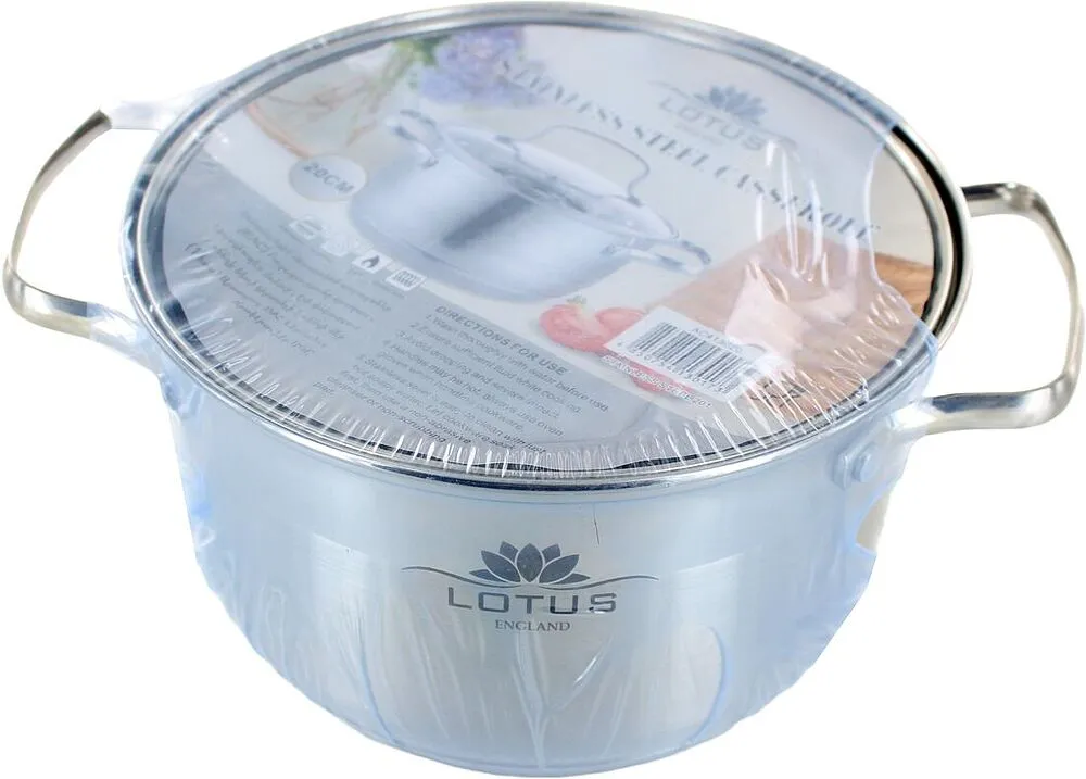 Casserole with lid "Lotus"
