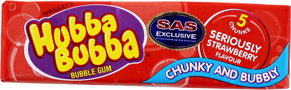 Chewing gum "Hubba Bubba" 35g Strawberry