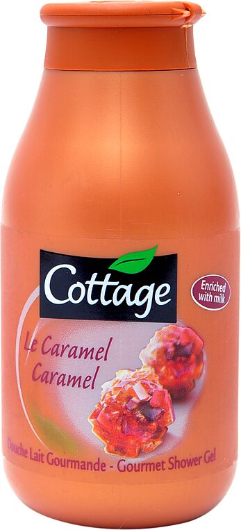 Shower milk "Cottage" with caramel enriched with milk