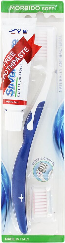 Toothbrush & toothpaste "Silver Care Soft"
