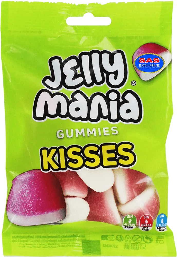 Jelly candies "Jake Jelly Mania Kisses" 100g
