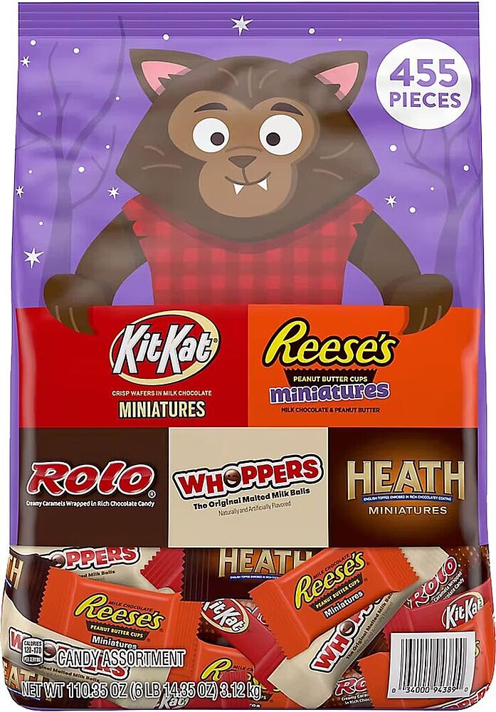 Chocolate candies "Hershey's Assortment" 3.12kg
