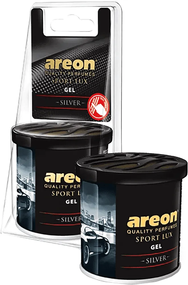 Car perfume "Areon Gel Silver" 80g
