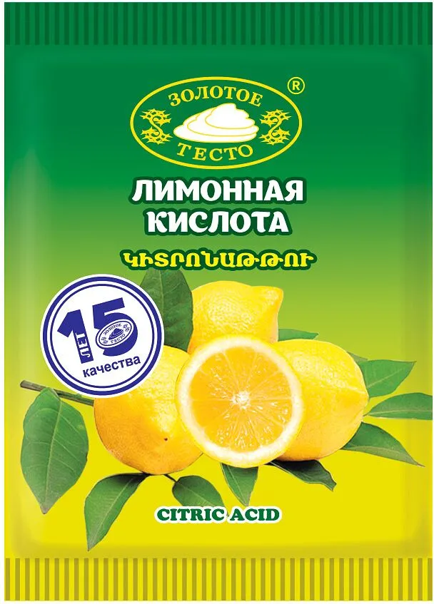 Citric acid "Zolotoe testo" 20g