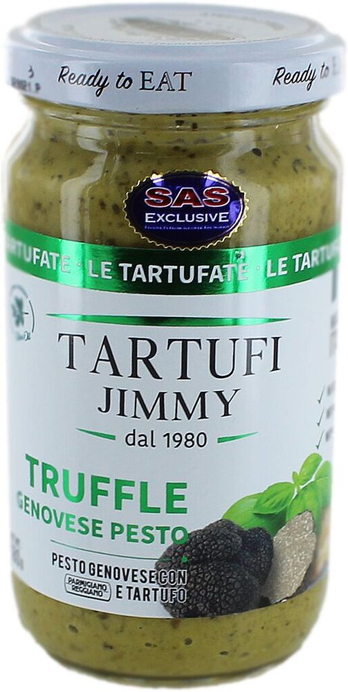 Truffle & pesto sauce 