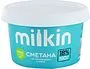 Sour cream "Milkin" 180g richness: 18%