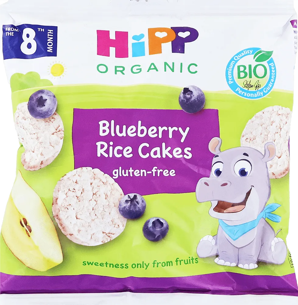Խրթխրթան հացեր բրնձի «Hipp Organic» 30գ