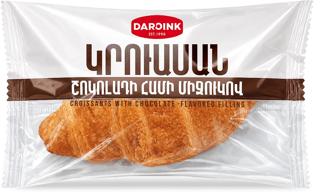 Croissant with chocolate filling "Daroink" 
