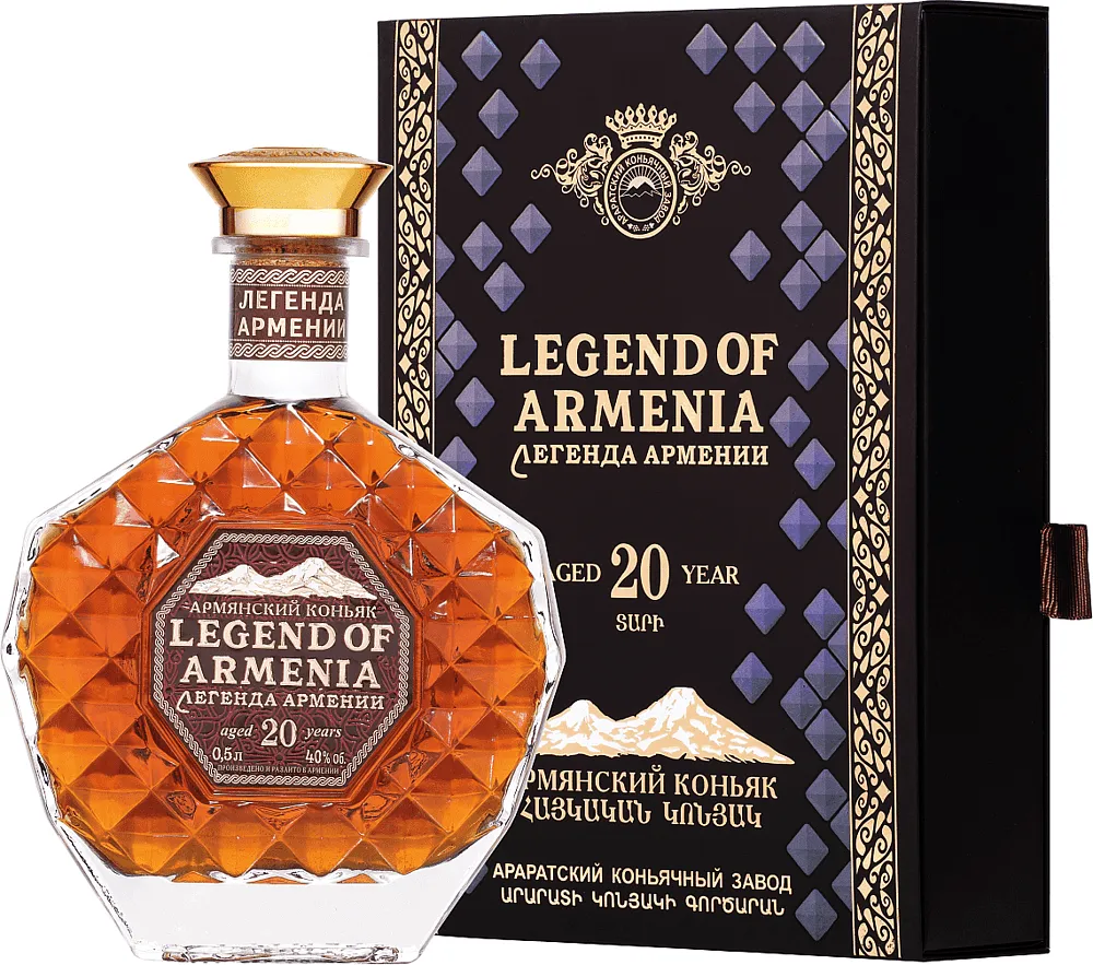 Cognac "Legend of Armenia 20*" 0.5l

