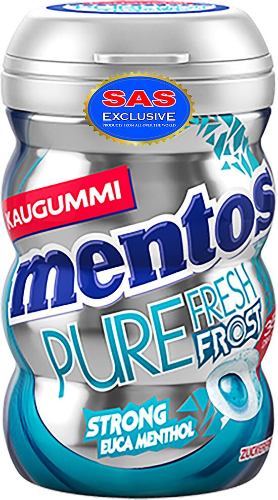 Жевательная резинка "Mentos Pure Fresh Frost" 70г Ментол