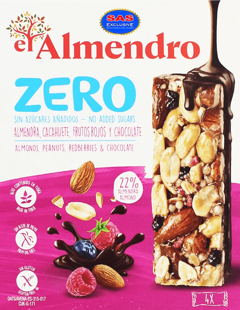 Chocolate bar "El Almendro Zero" 120g
