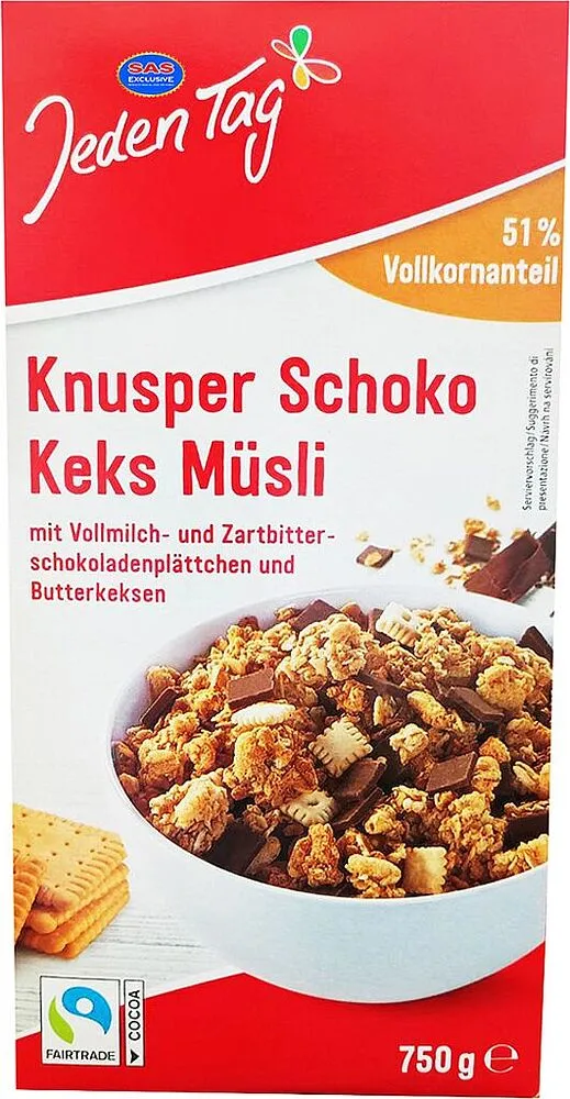 Muesli "Jeden Tag" 750g