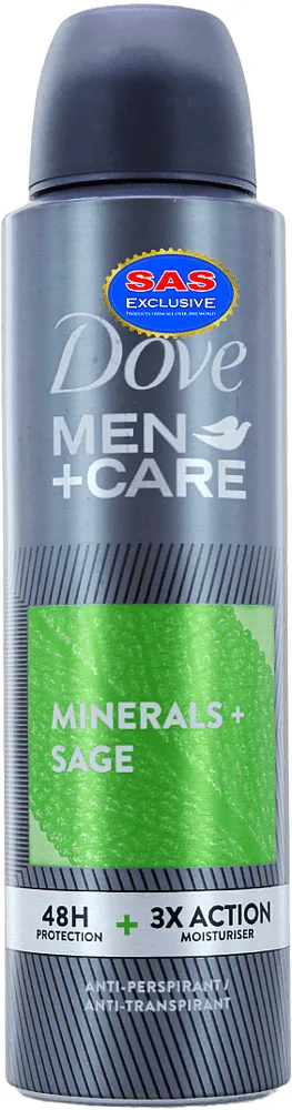 Antiperspirant - deodorant "Dove Men+Care Mineral Sage" 150ml
