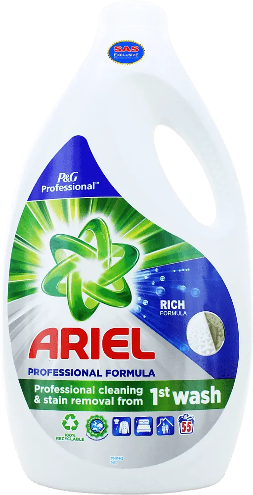 Universal washing gel "Ariel Rich Formula" 2.475l
