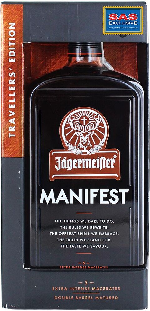 Liquor "Jagermeister Manifest" 1l