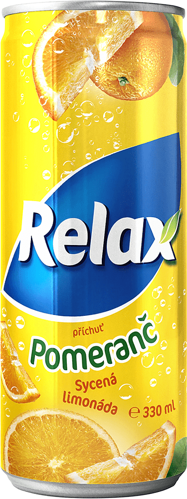 Lemonade "Relax" 0.33l Orange
