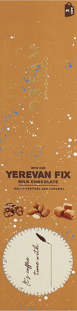 Chocolate bar with pretzels, almonds & caramel "Dream Yerevan Fix" 140g
