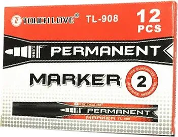 Colour markers "Permanent" 12 pcs
