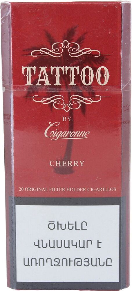 Սիգարիլա «Cigaronne Tattoo Superslims Cherry»
