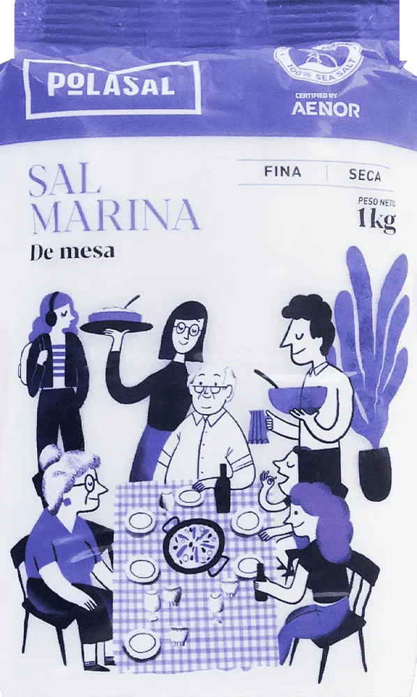 Sea salt "Polasal" 1kg
