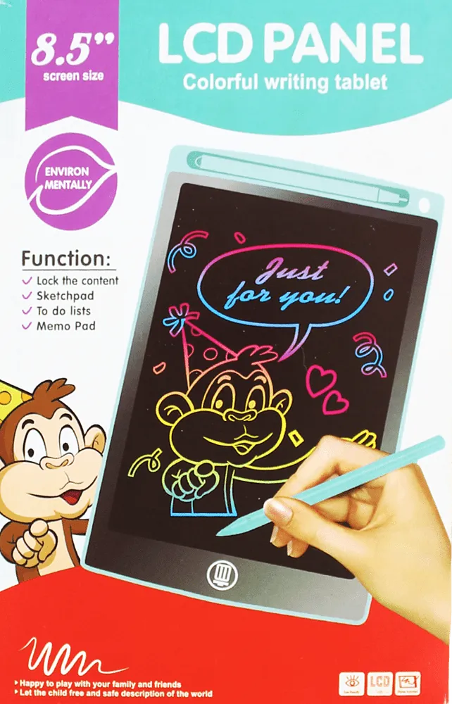 LCD writing tablet 8.5""
