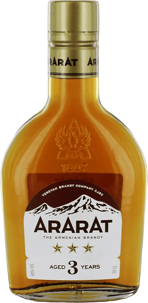 Brandy "Ararat 3*" 0.2l