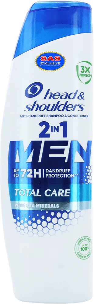 Shampoo-conditioner "Head & Shoulders Men 2 in 1 Total Care" 250ml
