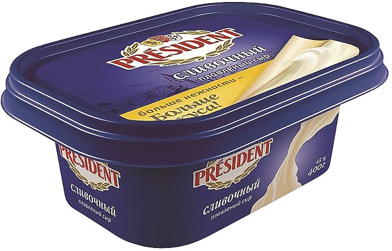 Processed cheese "President" 400g