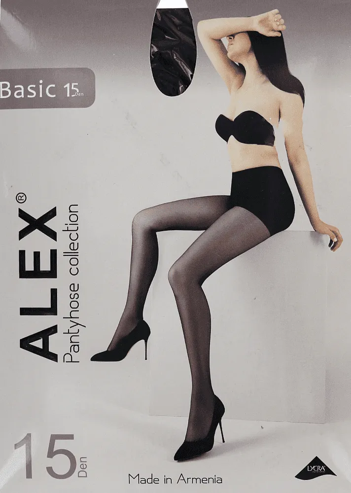 Black tights "Alex Basic 15 Den N4"
