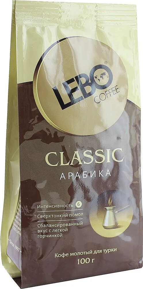 Coffee "Lebo Arabica Classic" 100g