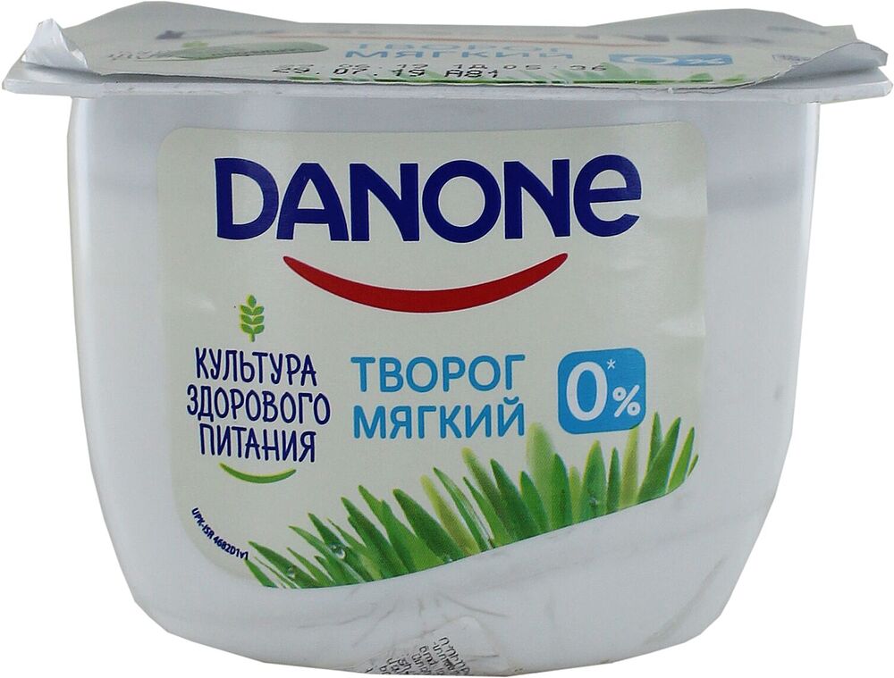 Կաթնաշոռ փափուկ «Danone» 130գ,  յուղայնությունը` 0%