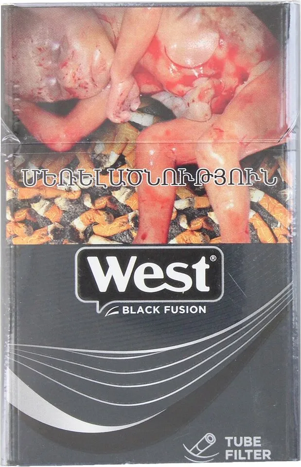 Cigarettes "West Active Fusion Black Slims"