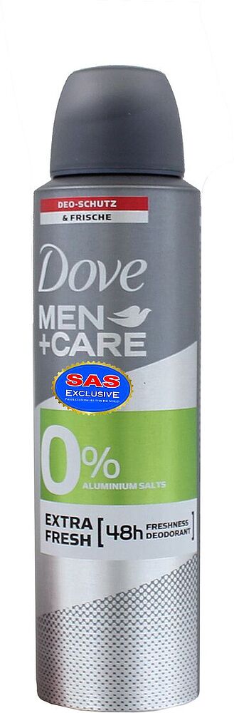 Հակաքրտինքային աէրոզոլային միջոց «Dove Men+Care 0%» 150մլ