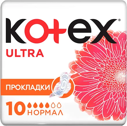 Sanitary towels "Kotex Ultra Normal" 10pcs