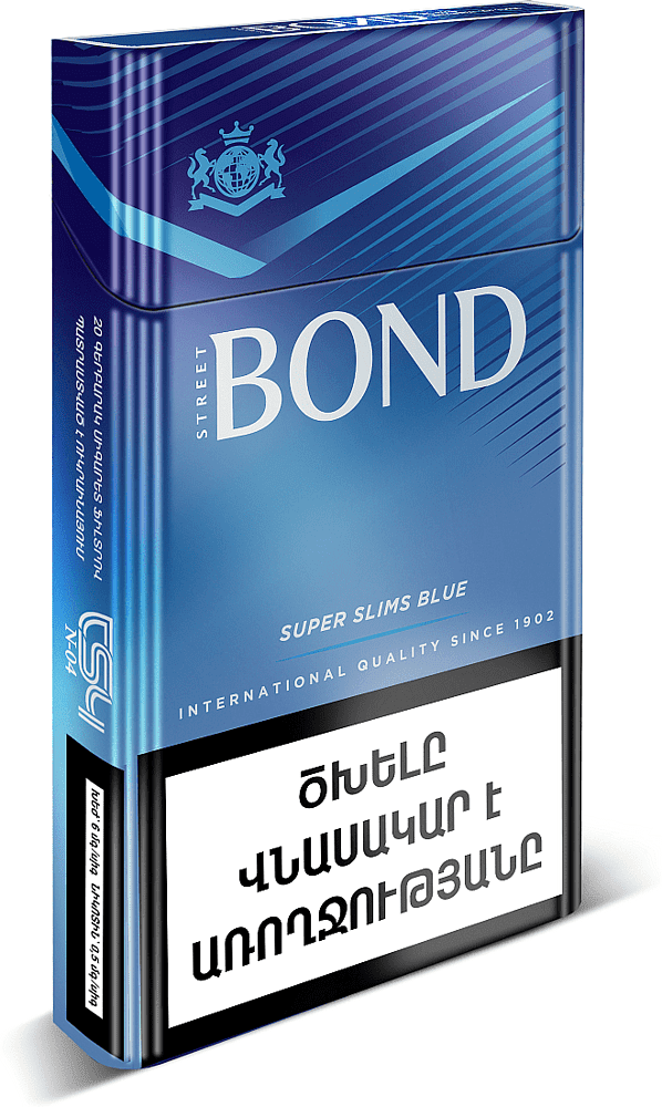 Cigaettes "Bond Super Slims Blue" 