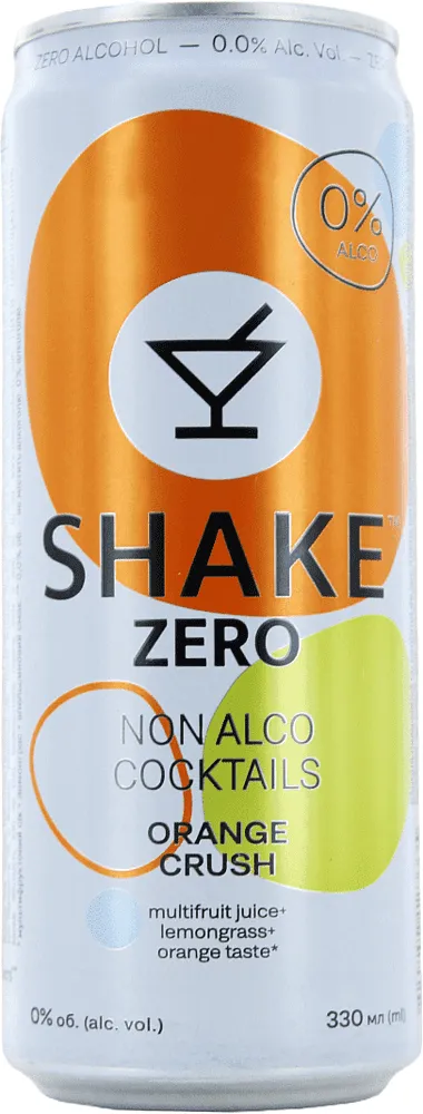Non-alcoholic orange flavored drink "Shake" 0.33l
