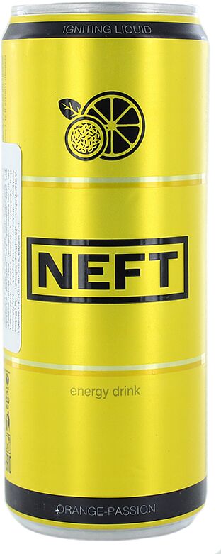 Energy drink "Neft" 0.33l Orange and passion fruit