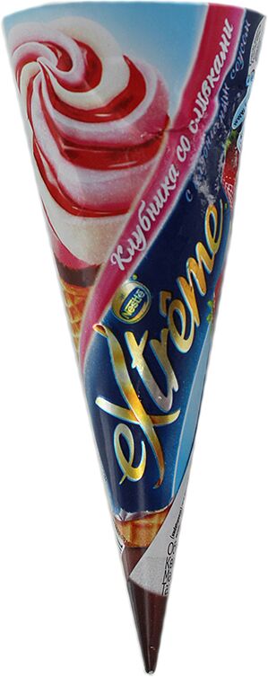 Strawberry ice cream "Nestle Extreme" 73g