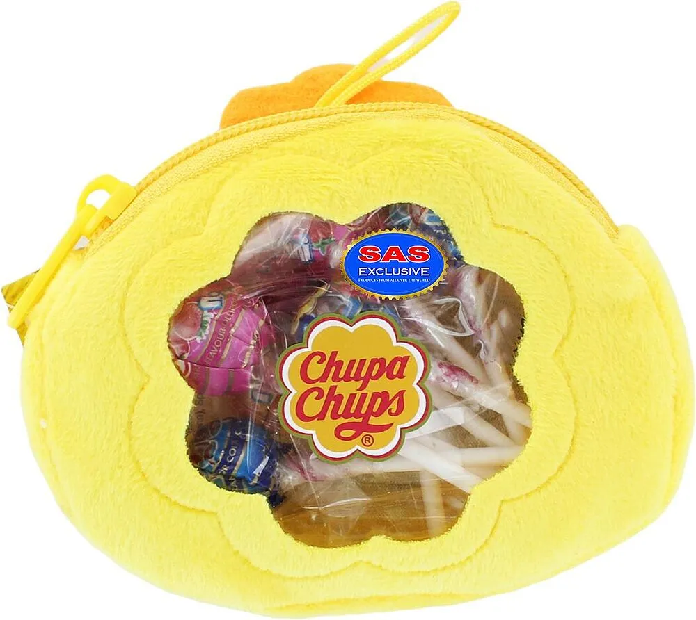 Cola & fruit flavored lollipop "Chupa Chups Fun & Friends" 8x6g
