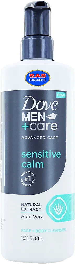 Shower gel "Dove Men+Care Sensitive Calm" 500ml