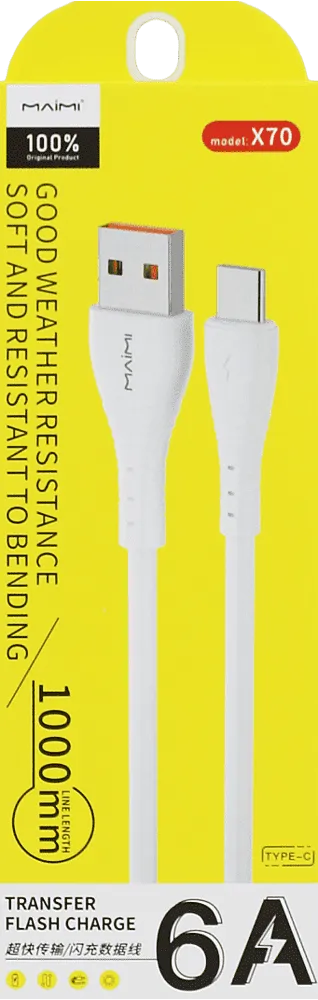 USB cable "Maimi X70 1000mm Type-C"