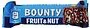 Chocolate stick with nuts & fruits "Bounty Triple Treat" 40g