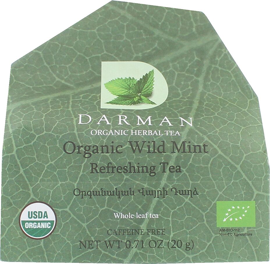 Herbal tea "Darman Organic Wild Mint" 20g
